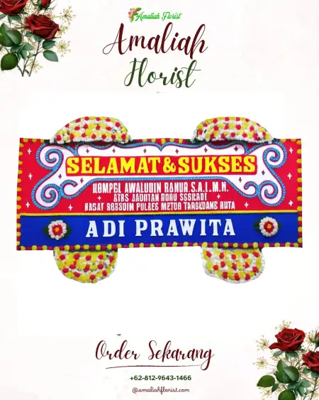 Papan Bunga Ucapan Selamat Ngrowo